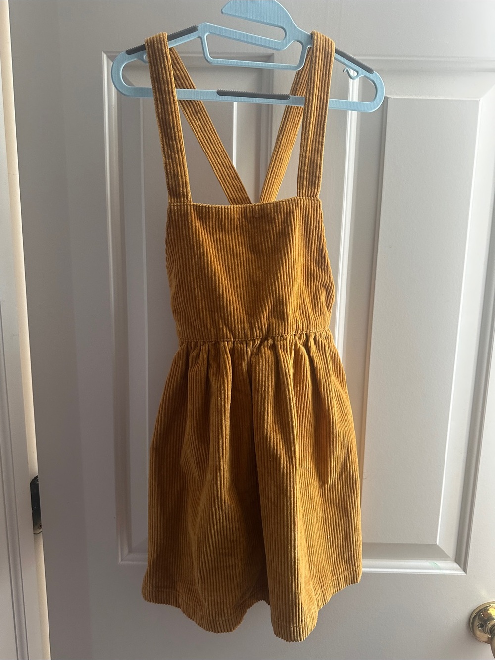 Girls' Corduroy Pinafore Dress size 5-6 in Mustard Yellow Olivier London